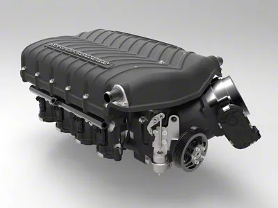 Whipple W185RF 3.0L Intercooled Supercharger Kit; Black; Stage 2 (21-23 5.0L F-150)
