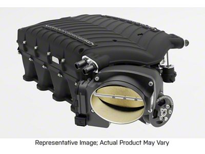 Whipple W185RF 3.0L Intercooled Supercharger Kit; Black (20-22 7.3L F-250 Super Duty)