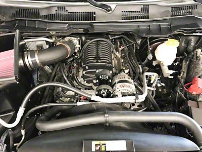 Whipple W185RF 3.0L Intercooled Supercharger Tuner Kit; Black (10-18 5.7L RAM 1500)