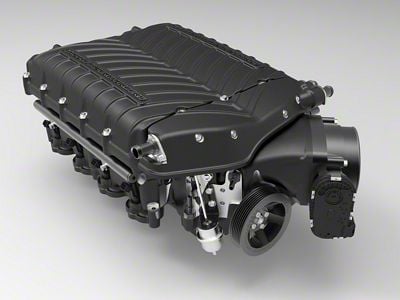 Whipple W185RF 3.0L Intercooled Supercharger Kit; Black (2018 5.7L RAM 1500)
