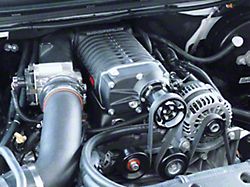 Whipple W140AX 2.3L Intercooled Supercharger Kit; Black (04-06 5.3L Sierra 1500)