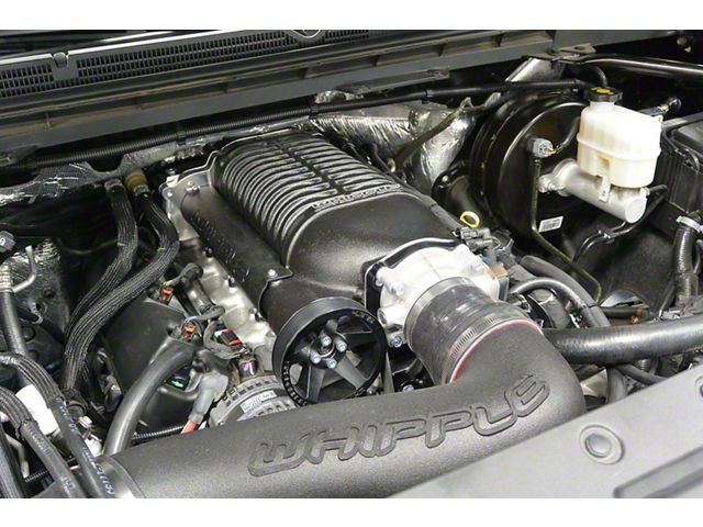 Whipple W175FF 2.9L Intercooled Supercharger Competition Kit; Black (14-18 5.3L Sierra 1500)