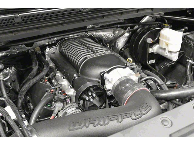 Whipple W175FF 2.9L Intercooled Supercharger Competition Kit; Black (14-18 6.2L Sierra 1500)