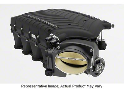Whipple W185RF 3.0L Intercooled Supercharger Tuner Kit; Black (14-18 6.2L Sierra 1500)