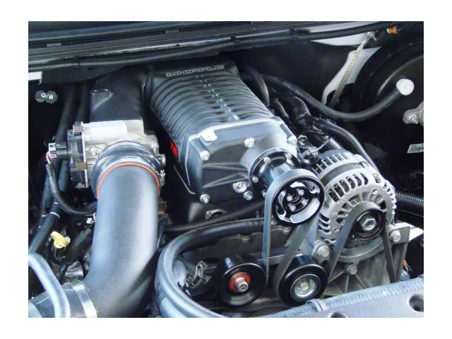 Whipple W140AX 2.3L Intercooled Supercharger Competition Kit; Black (14-19 6.0L Sierra 2500 HD)