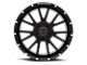 Wicked Offroad W907 Satin Black Milled 6-Lug Wheel; 20x10; -12mm Offset (09-14 F-150)