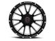 Wicked Offroad W907 Gloss Black Milled 8-Lug Wheel; 20x10; -24mm Offset (11-16 F-350 Super Duty SRW)