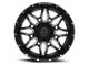 Wicked Offroad W909 Gloss Black Milled 6-Lug Wheel; 20x10; -24mm Offset (14-18 Sierra 1500)