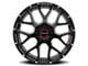 Wicked Offroad W903 Gloss Black Milled 6-Lug Wheel; 20x10; -19mm Offset (14-18 Silverado 1500)