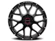 Wicked Offroad W903 Gloss Black Milled 6-Lug Wheel; 20x10; -19mm Offset (15-20 F-150)