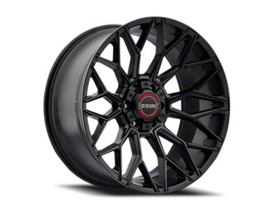 Wicked Offroad W934 Satin Black 6-Lug Wheel; 22x10; -19mm Offset (24-25 Ranger)