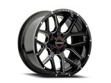 Wicked Offroad W903-B Gloss Black Milled 6-Lug Wheel; 20x10; -19mm Offset (23-26 Colorado)