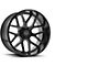 Wicked Offroad W903 Gloss Black Milled 5-Lug Wheel; 20x10; -19mm Offset (05-11 Dakota)