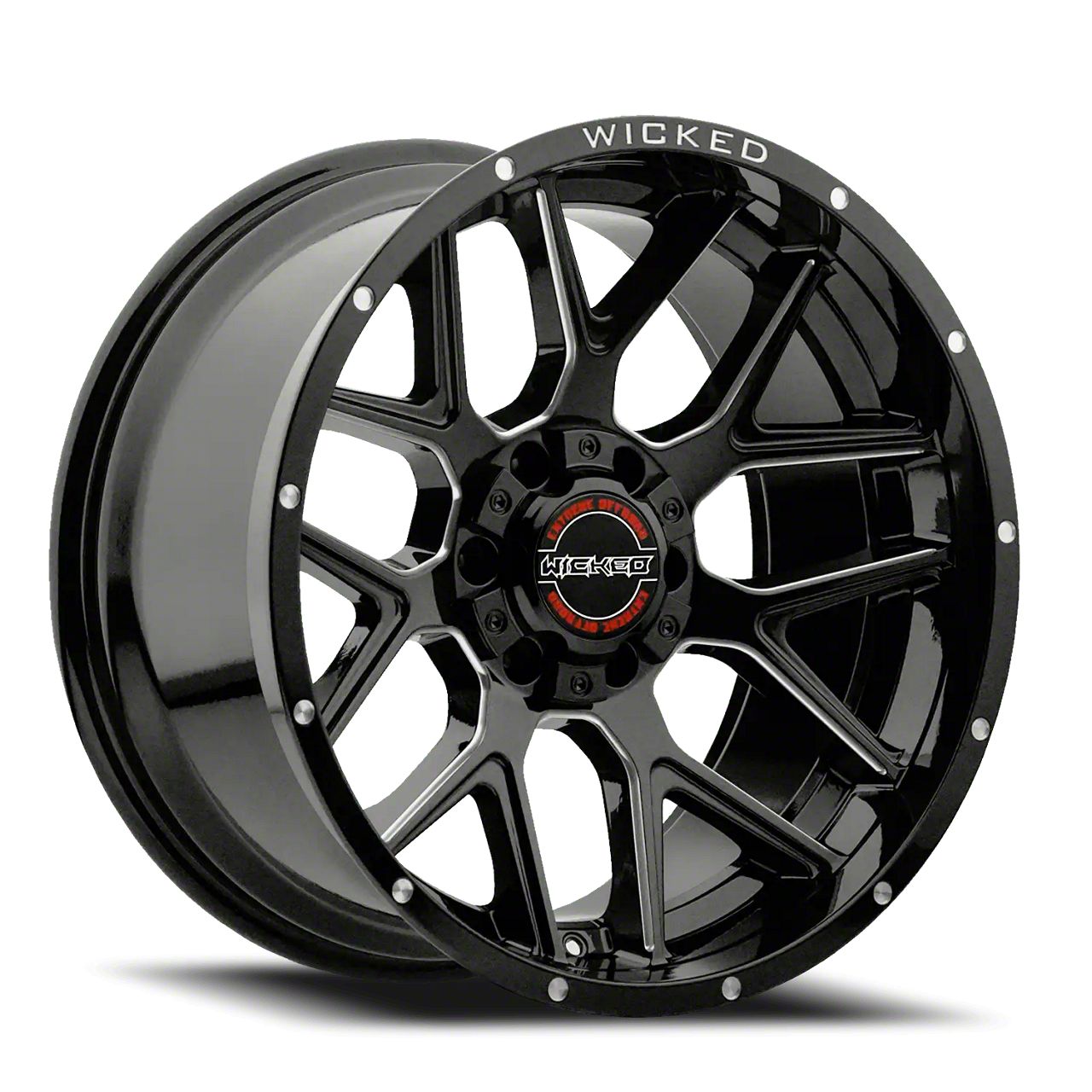 RAM 1500 20x10 Wicked Offroad W903 & 33in Atturo All-Terrain Trail