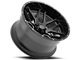 Wicked Offroad W903 Satin Black Milled 8-Lug Wheel; 20x10; -24mm Offset (07-10 Silverado 2500 HD)