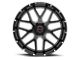 Wicked Offroad W903 Gloss Black Milled 8-Lug Wheel; 20x10; -24mm Offset (17-22 F-250 Super Duty)
