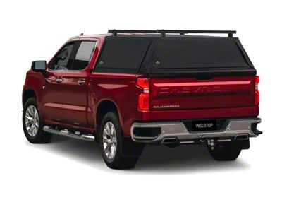 WildTop Soft Truck Cap with Integrated Roof Rack (20-25 Sierra 2500 HD w/ 6.90-Foot Standard Box)