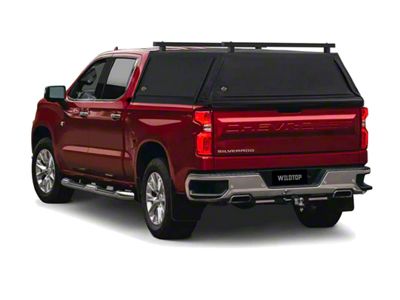 WildTop Soft Truck Cap with Integrated Roof Rack (20-24 Sierra 2500 HD w/ 6.90-Foot Standard Box)