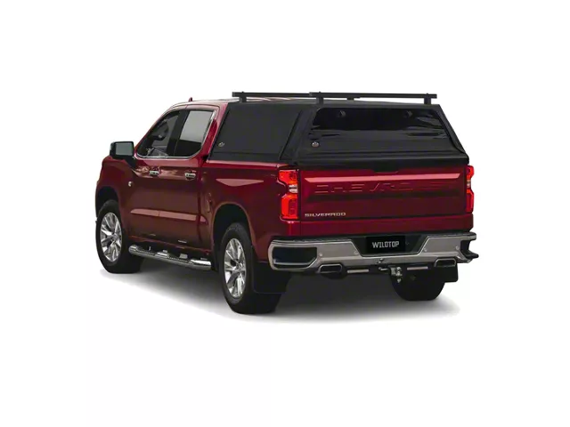 WildTop Soft Truck Cap with Integrated Roof Rack (19-24 Silverado 1500 w/ 5.80-Foot Short Box)