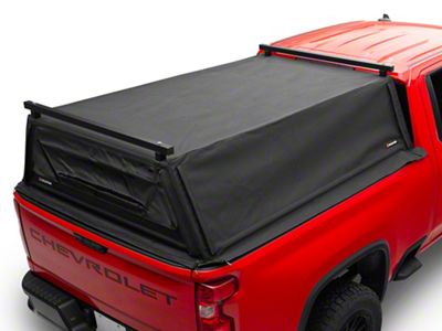 WildTop Soft Truck Cap with Integrated Roof Rack (20-26 Silverado 2500 HD w/ 6.90-Foot Standard Box)