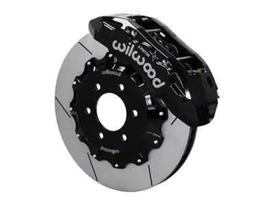 Wilwood Tactical Extreme TX6R Front Big Brake Kit with 15.50-Inch Slotted Rotors; Black Calipers (10-14 F-150 Raptor)