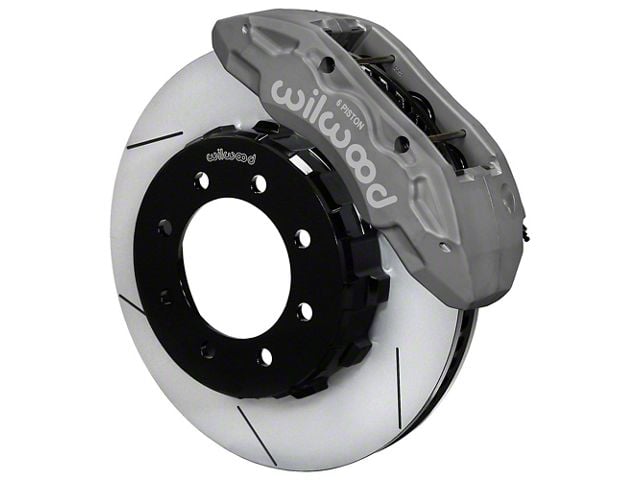 Wilwood Tactical Extreme TX6R Front Big Brake Kit with 16-Inch Slotted Rotors; Anodized Clear Calipers (11-12 4WD F-250 Super Duty)