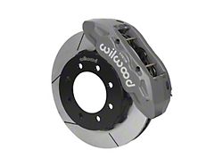 Wilwood Tactical Extreme TX6R Front Big Brake Kit with 16-Inch Slotted Rotors; Anodized Clear Calipers (13-25 4WD F-250 Super Duty)