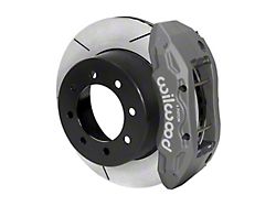 Wilwood Tactical Extreme TX6R Rear Big Brake Kit with 16-Inch Slotted Rotors; Anodized Clear Calipers (13-25 4WD F-350 Super Duty)