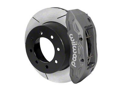 Wilwood Tactical Extreme TX6R Rear Big Brake Kit with 16-Inch Slotted Rotors; Anodized Clear Calipers (13-25 4WD F-350 Super Duty)