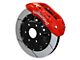 Wilwood Tactical Extreme TX6R Front Big Brake Kit with 16-Inch Slotted Rotors; Red Calipers (19-24 RAM 1500)