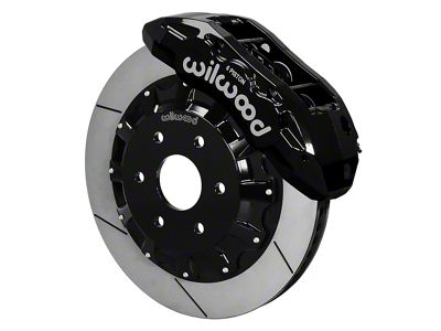 Wilwood Tactical Extreme TX6R Front Big Brake Kit with 16-Inch Slotted Rotors; Black Calipers (19-25 RAM 1500)