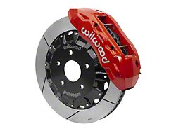 Wilwood Tactical Extreme TX6R Front Big Brake Kit with 16-Inch Slotted Rotors; Red Calipers (13-18 RAM 1500)