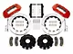 Wilwood Tactical Extreme TX6R Front Big Brake Kit with 16-Inch Slotted Rotors; Red Calipers (13-18 RAM 1500)