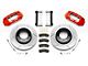 Wilwood Tactical Extreme TX6R Rear Big Brake Kit with 16-Inch Slotted Rotors; Red Calipers (14-18 RAM 2500)