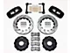 Wilwood AERO6 Front Big Brake Kit with Drilled and Slotted Rotors; Black Calipers (99-18 Sierra 1500)