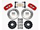 Wilwood AERO6 Front Big Brake Kit with Slotted Rotors; Red Calipers (99-18 Sierra 1500)