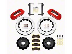 Wilwood Tactical Extreme TX6R Front Big Brake Kit with 16-Inch Slotted Rotors; Red Calipers (99-18 Sierra 1500)