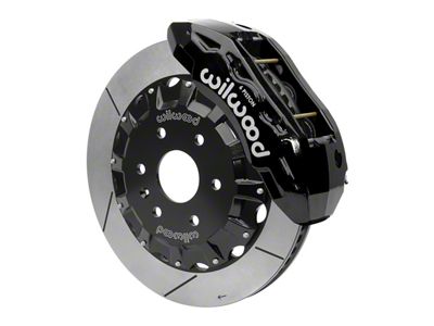 Wilwood Tactical Extreme TX6R Front Big Brake Kit with 16-Inch Slotted Rotors; Black Calipers (19-25 Sierra 1500)