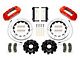 Wilwood Tactical Extreme TX6R Front Big Brake Kit with 16-Inch Slotted Rotors; Red Calipers (19-24 Sierra 1500)
