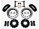 Wilwood TC6R Front Big Brake Kit with 16-Inch Drilled and Slotted Rotors; Black Calipers (07-10 Sierra 2500 HD)