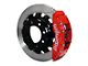 Wilwood TC6R Rear Big Brake Kit with 16-Inch Slotted Rotors; Red Calipers (07-10 Sierra 2500 HD)