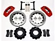 Wilwood TC6R Front Big Brake Kit with 16-Inch Drilled and Slotted Rotors; Red Calipers (07-10 Sierra 3500 HD)