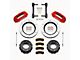 Wilwood Tactical Extreme TX6R Rear Big Brake Kit with 15.50-Inch Slotted Rotors; Red Calipers (11-19 Sierra 3500 HD)