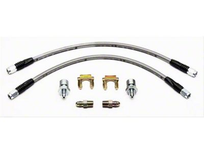 Wilwood Flexline Brake Line Kit; Rear (07-18 Silverado 1500)