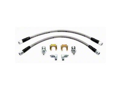 Wilwood Flexline Brake Line Kit; Rear (99-06 Silverado 1500)