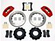 Wilwood TC6R Front Big Brake Kit with Slotted Rotors; Red Calipers (99-18 Silverado 1500)