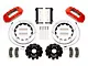 Wilwood Tactical Extreme TX6R Front Big Brake Kit with 16-Inch Slotted Rotors; Red Calipers (19-24 Silverado 1500)