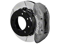 Wilwood Tactical Extreme TX6R Rear Big Brake Kit with 15.50-Inch Slotted Rotors; Anodized Clear Calipers (11-19 Silverado 2500 HD)