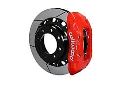 Wilwood Tactical Extreme TX6R Rear Big Brake Kit with 16-Inch Slotted Rotors; Red Calipers (07-10 Silverado 2500 HD)