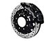 Wilwood TC6R Front Big Brake Kit with 16-Inch Drilled and Slotted Rotors; Black Calipers (07-10 Silverado 3500 HD)